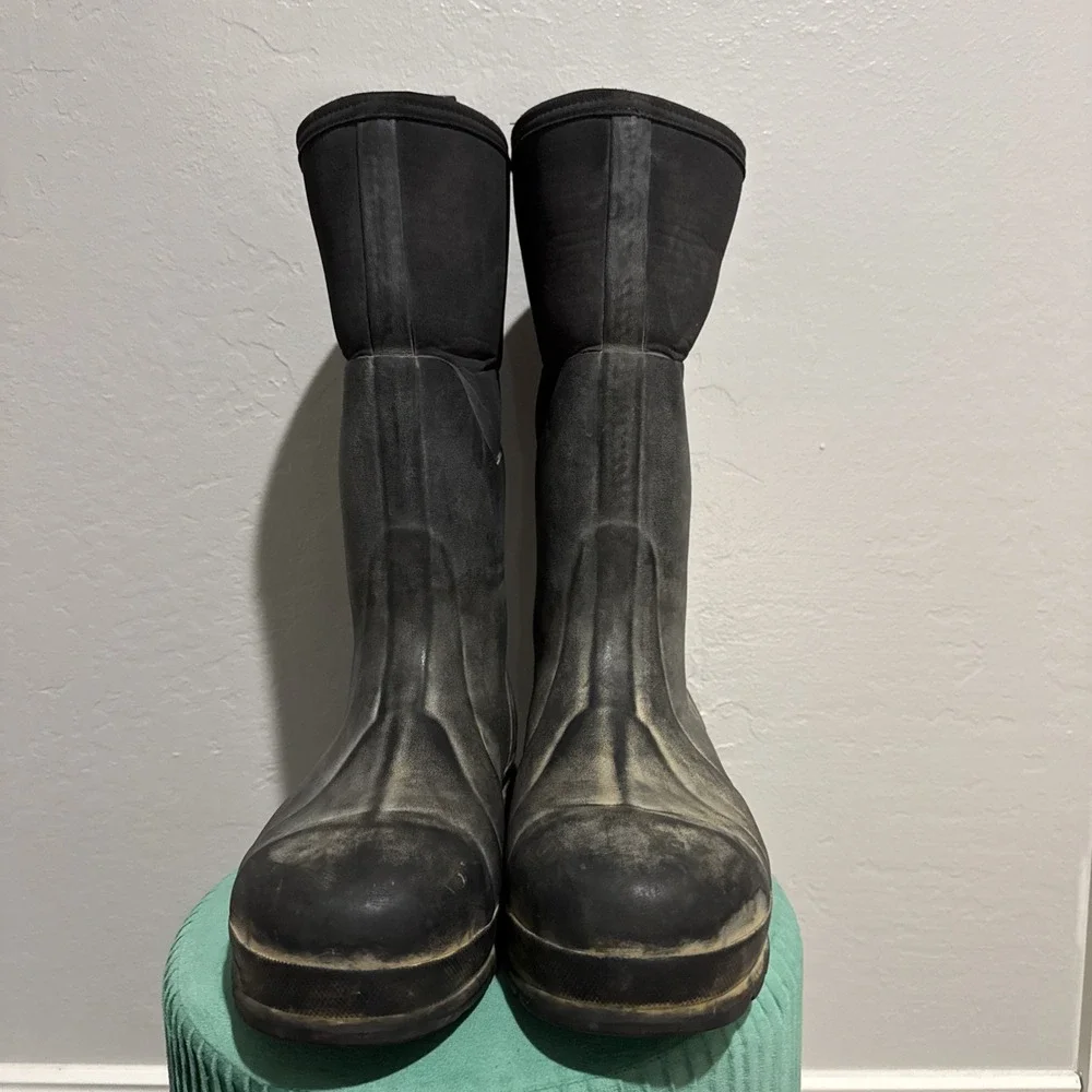 Muck Boot Company Chore Classic Met Guard Steel Toe Black Boots Mens 11